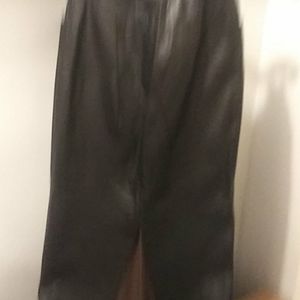 Leather skirt